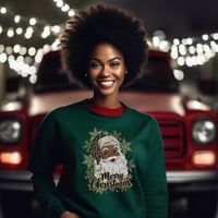 Image 1 of Happy Santa Sweatshirt 