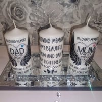 Image 2 of PERSONALISED MEMORIAL CANDLES