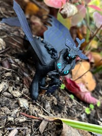 Image 2 of Mama Night Dragon with Babies - Sculpture SET