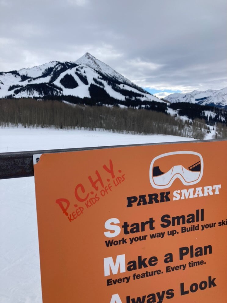 Keep Kids Off Lips Sticker