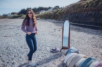 Image 14 of Aran Sweater - Light Pastel Colours - Made in Europe