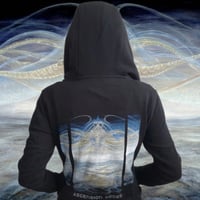 Image 2 of Ascension Codes hoodie with fuzzy hood (girlie)
