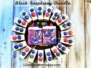 Image of Black Raspberry Vanilla Goat Milk Soap