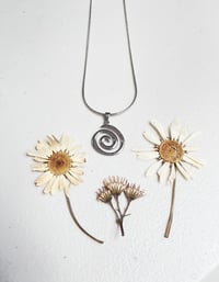 Image 4 of Silver Swirl Necklace 