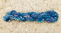 Image 1 of Hand Spun Woollen Art Yarn- Blue Days