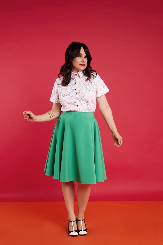 Image of Falda Charca Verde 