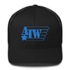 AIW Blue W*ING (Embroidered) Trucker Cap