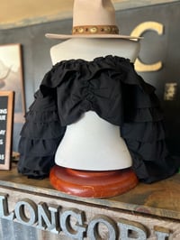 Image 2 of short black blouse