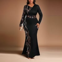 Image 4 of Geometric Elegance Mermaid Dress