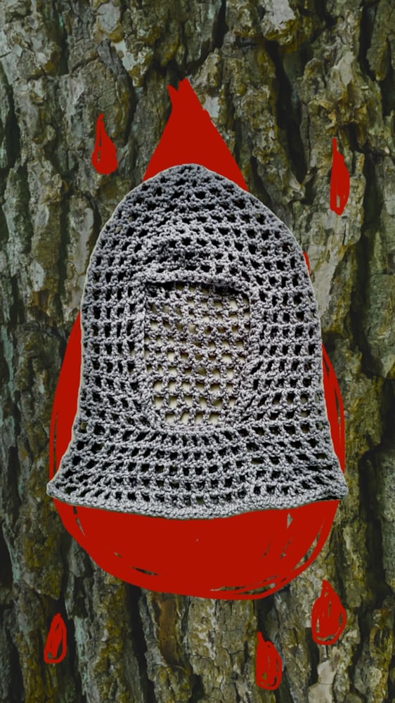 Image of Cotton Chainmail Coif (short)