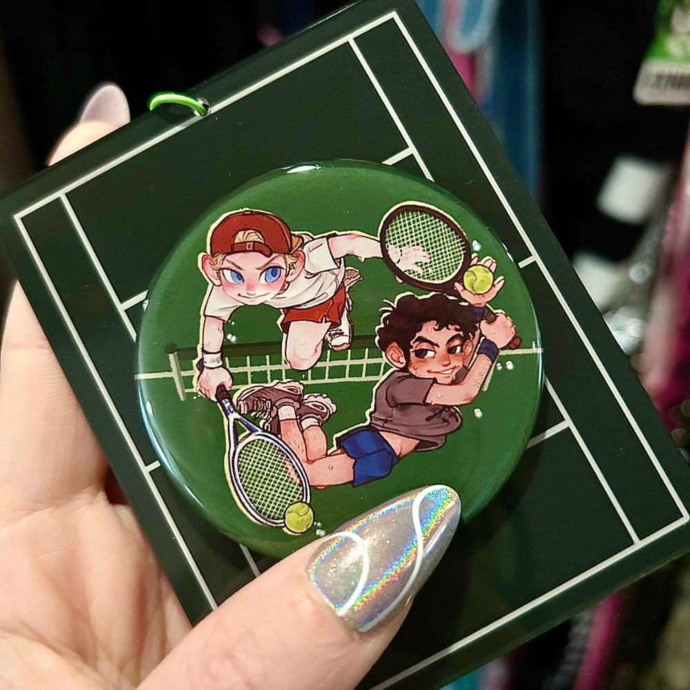 Spinning 3in Challengers Court Charm