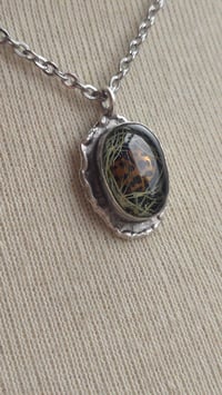 Image 6 of Ladybird pendant oval