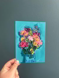 Image 2 of Turquoise Floral Print