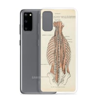 Image 13 of Antique Anatomical Drawing Spine Musculature Clear Case for Samsung®