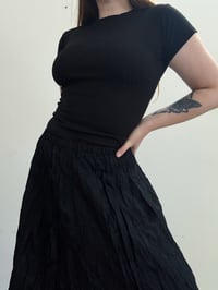 Image 1 of 00s Black maxi skirt // S