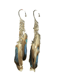 Image 1 of Indigenous bling ear cuff earrings 
