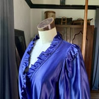 Image 2 of Miss Elaine Liquid Satin Robe Small