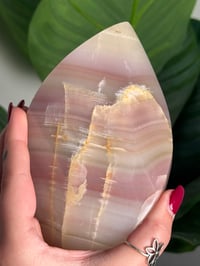 Image 2 of WATERMELON CALCITE FLAME -PAKISTAN- A