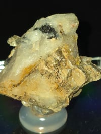 Image 3 of Black tourmaline/schorl and mica on quartz specimen 1