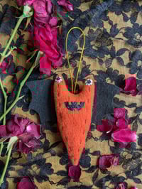 Image 1 of Pumpkin Bat Slug Halloween Decoration