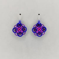 Image 4 of Helm Moebius Flower Earrings