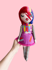 Image 8 of BOWIE INSPIRED MEDIUM ART DOLL 2