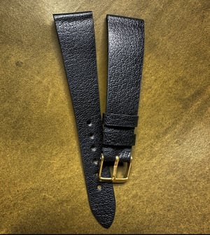 Image of The Thinnest - Premium Goatskin Extra Thin Watch Strap - Black