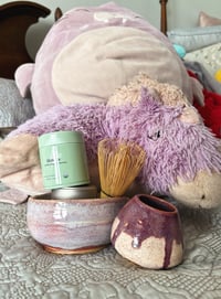 Image 1 of Custom Matcha Bowl and Whisk Holder Sets