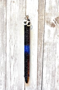 Image 2 of Thin Blue Line Glitter Gel Pen