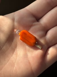 Image 2 of Orange Creamsicle Pendant with Bite