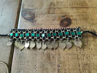Image 6 of Afghani Bohemian Choker - Green