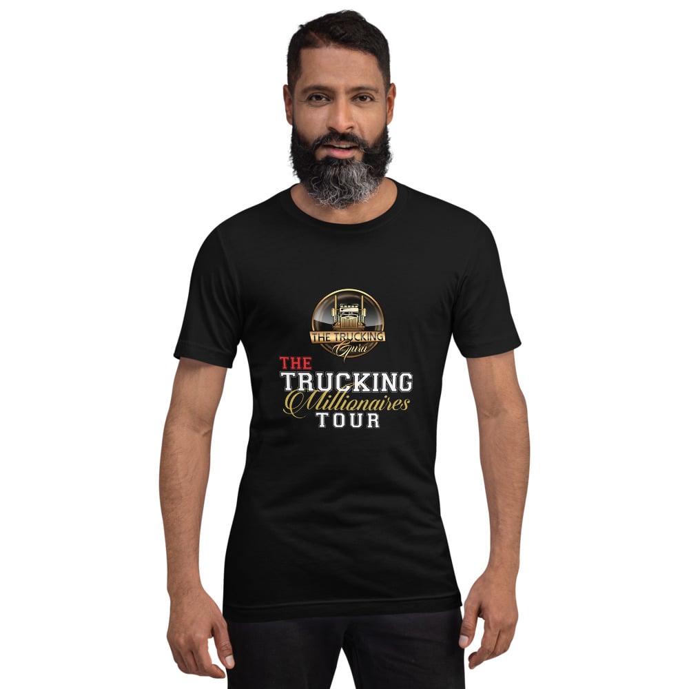 Image of The Official Dallas Trucking Millionaires Tour Unisex T-Shirt