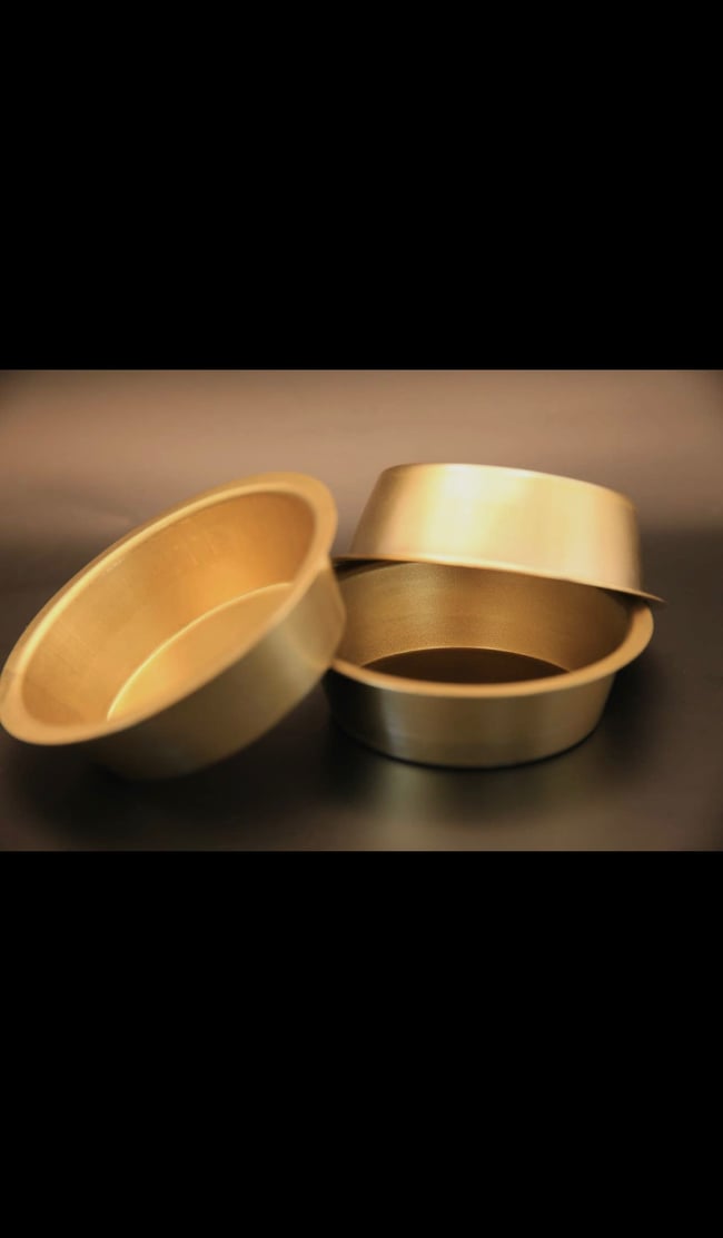 Wooden Cheese Mold Candle- Antique White