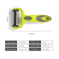Image 6 of 3 In 1 Rotary Peeler Fruit Vegetables Cabbage Graters Salad Carrot Potato Slicer Kitchen 