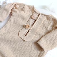Image 2 of Newborn boys romper Rolando | beige 