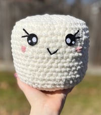 Image 1 of Jumbo Stress Mallow Crochet Marshmallow