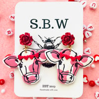 Strawberry Cow Dangles 