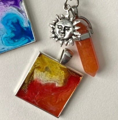 Image of Scarlet Sunshine Keychain