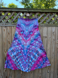 Large tiered maxi skirt