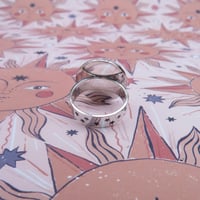 Image 5 of Handmade ‘Seraph’ Sun Ring Sterling Silver