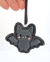 Image 2 of Black Porcelain Bat Decorations
