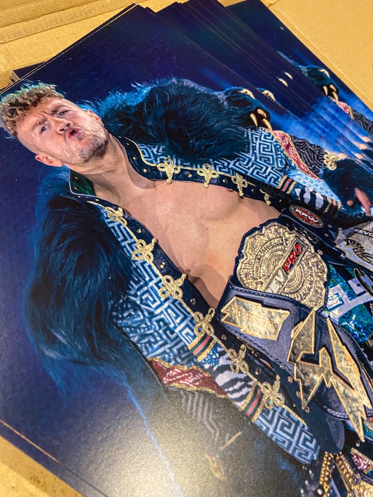 Image of Signed Wrestle Kingdom “Belt Slut” 8x10