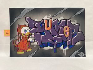 Image of Huey Helloween Vandal Print ***Embellished** 11x 17