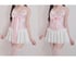 Luna dress - Satin pink (2 bows option) Image 2