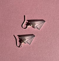 Image 1 of paper planes earrings