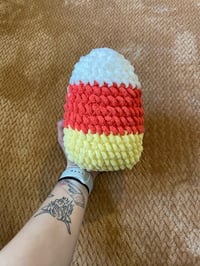 Image 1 of Crocheted candy corn