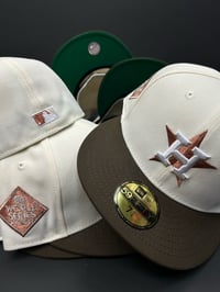 Image 2 of New Era 59Fifty Chrome/Walnut Metallic Copper & Silver