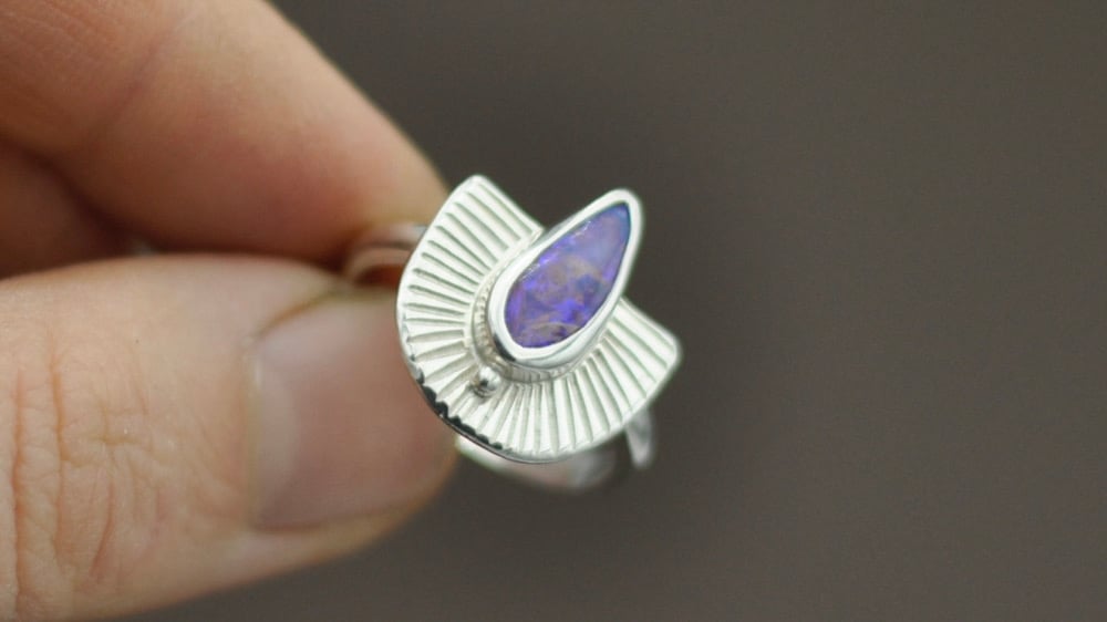 Image of Opal Eclipse Ring 