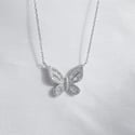 Silver Butterfly IV Necklace