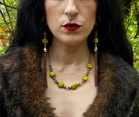 Image 1 of Green and Copper Necklace 